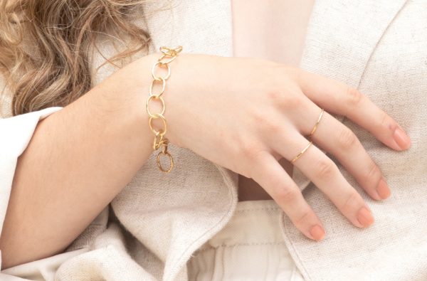 bracelet grosse maille créateur bijoux français