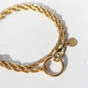 bracelet chaine corde bijoux fabrication française