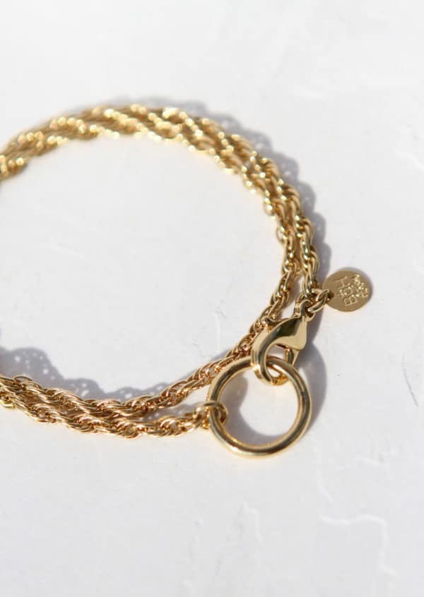 bracelet chaine corde bijoux fabrication française