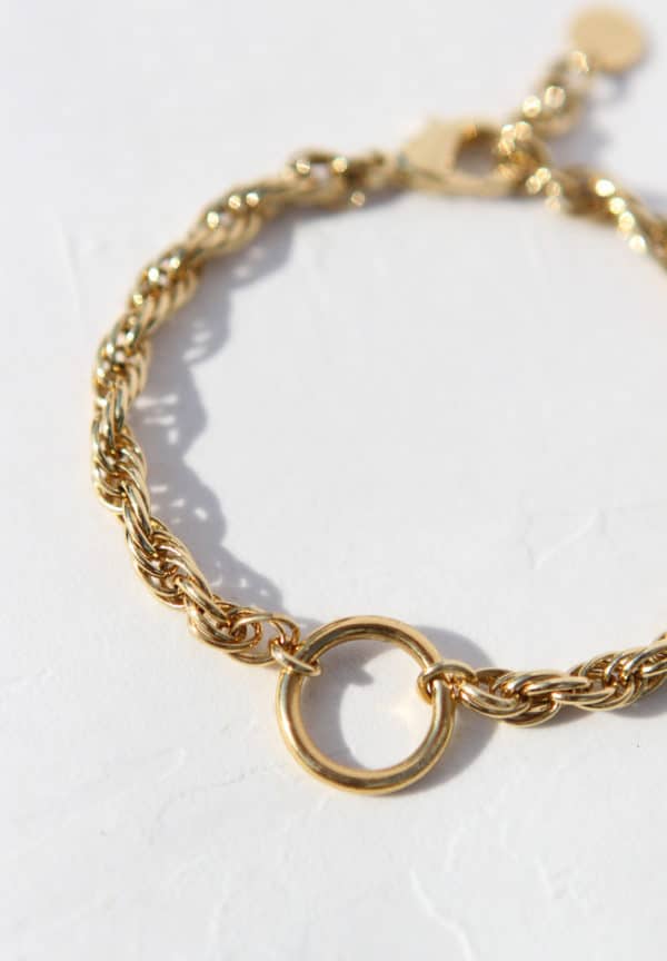 bracelet chaine corde bijoux fabrication française
