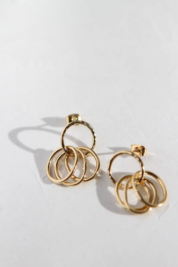 boucles d'oreilles minimalistes bijoux faits main fabrication française